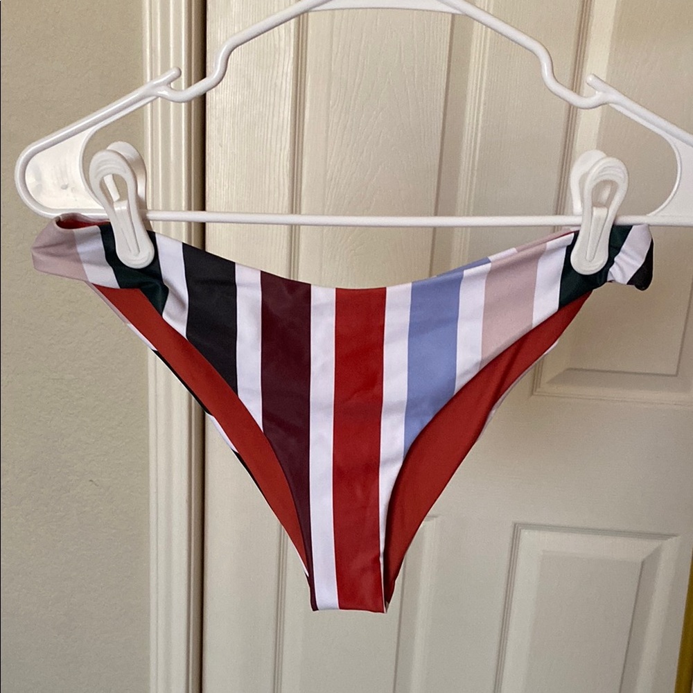 NWOT Zaful Striped Bikini Bottom